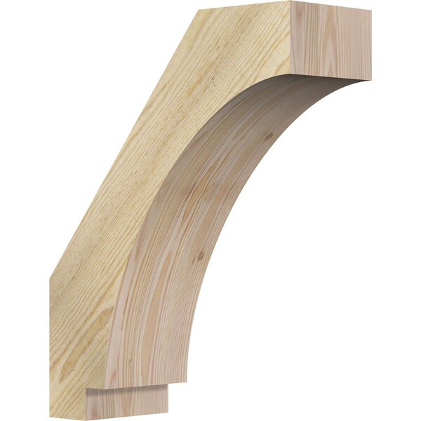 Ekena Millwork 6"W x 16"D x 20"H Imperial Rough Sawn Knee Brace, Douglas Fir BRC06X16X20IMP00RDF - main